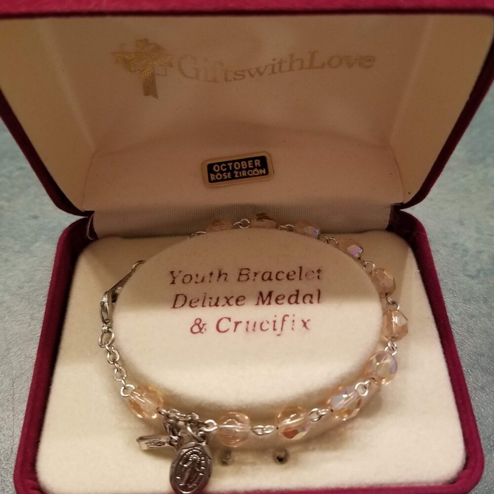 Youth Bracelet Deluxe Medal and Crucifix